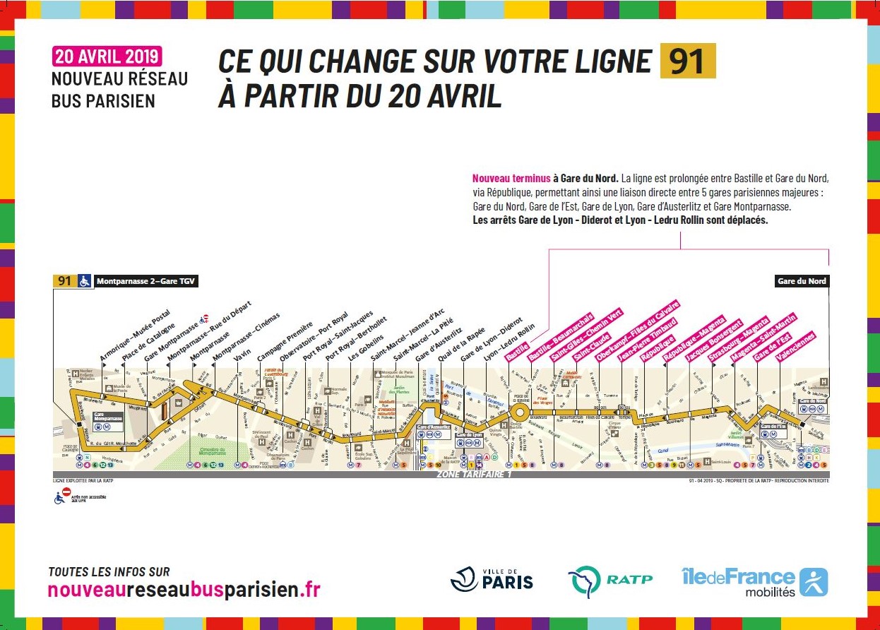Le réseau de bus parisien se transforme Mairie du 14e